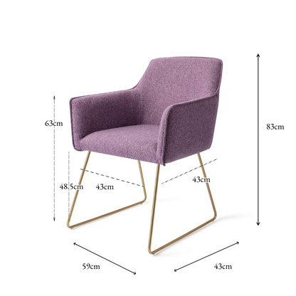 Hofu Dining Chair Violet Daisy