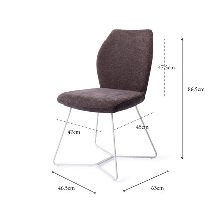 Ikata Dining Chair Almost Black