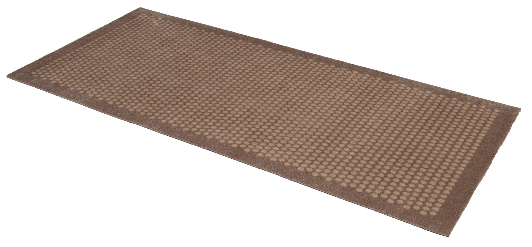 Floor mat 90 x 200 cm - dots/sand