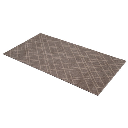 Floor mat 67 x 120 cm - lines/sand