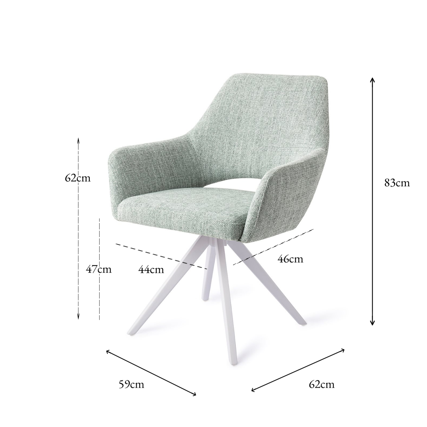 Yanai Dining Chair Soft Sage