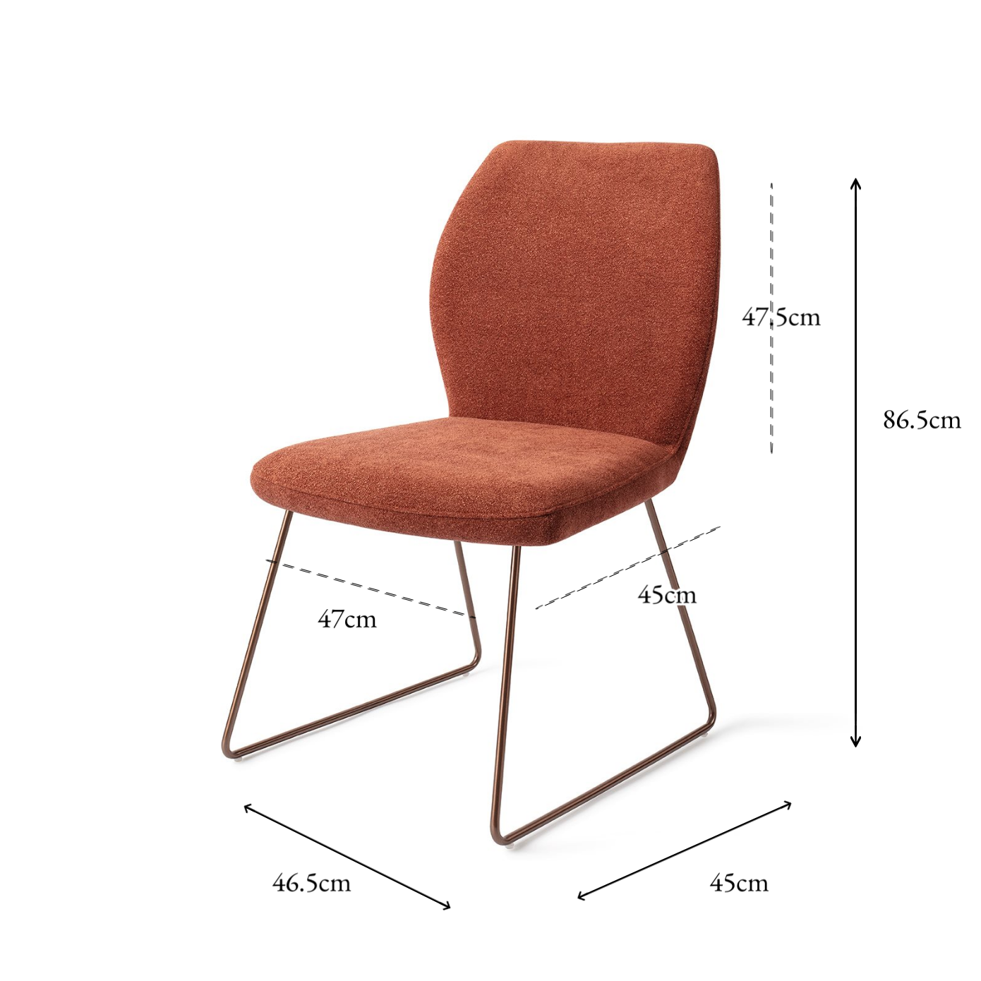 Ikata Dining Chair Cosy Copper