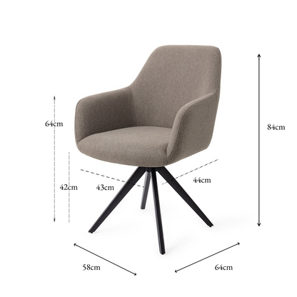 Hiroo Dining Chair Foggy Fusion