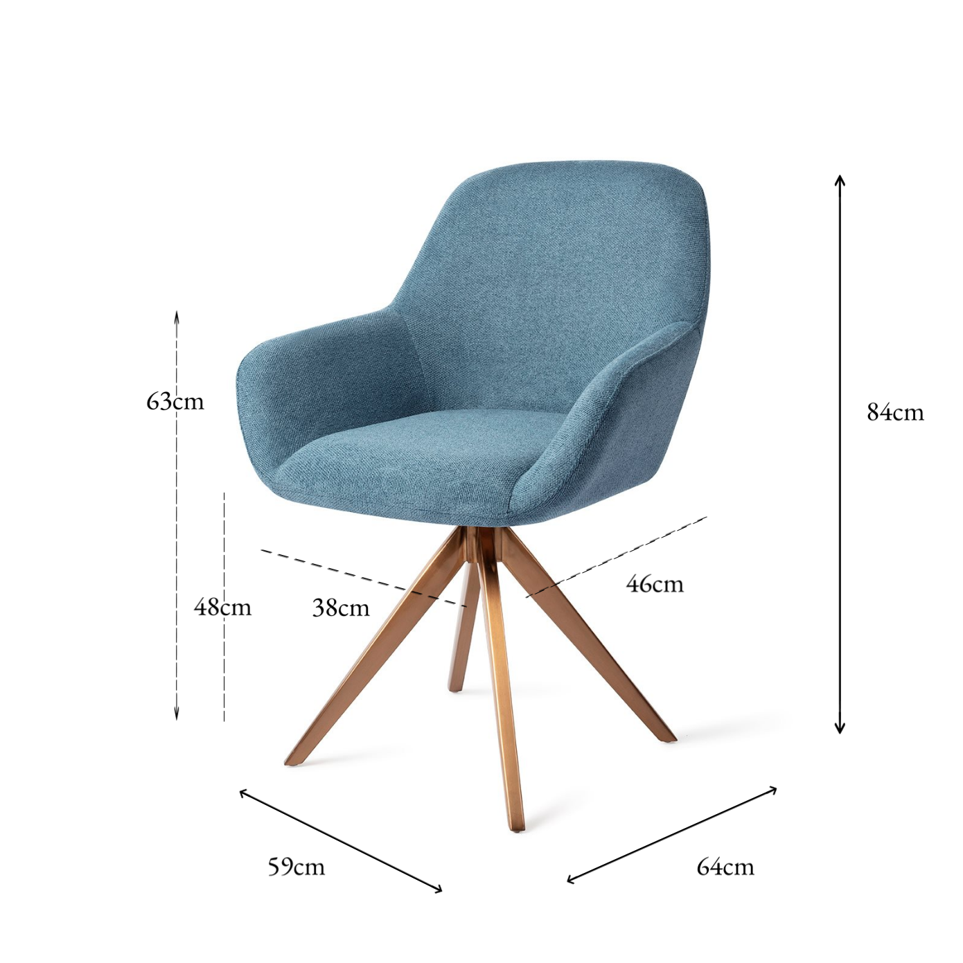 Kushi Dining Chair Ocean Eyes