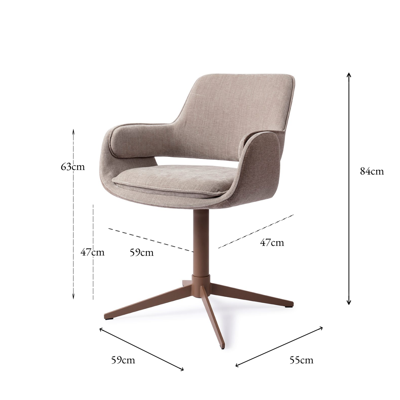 OKeto Dining Chair No Gray Mouse