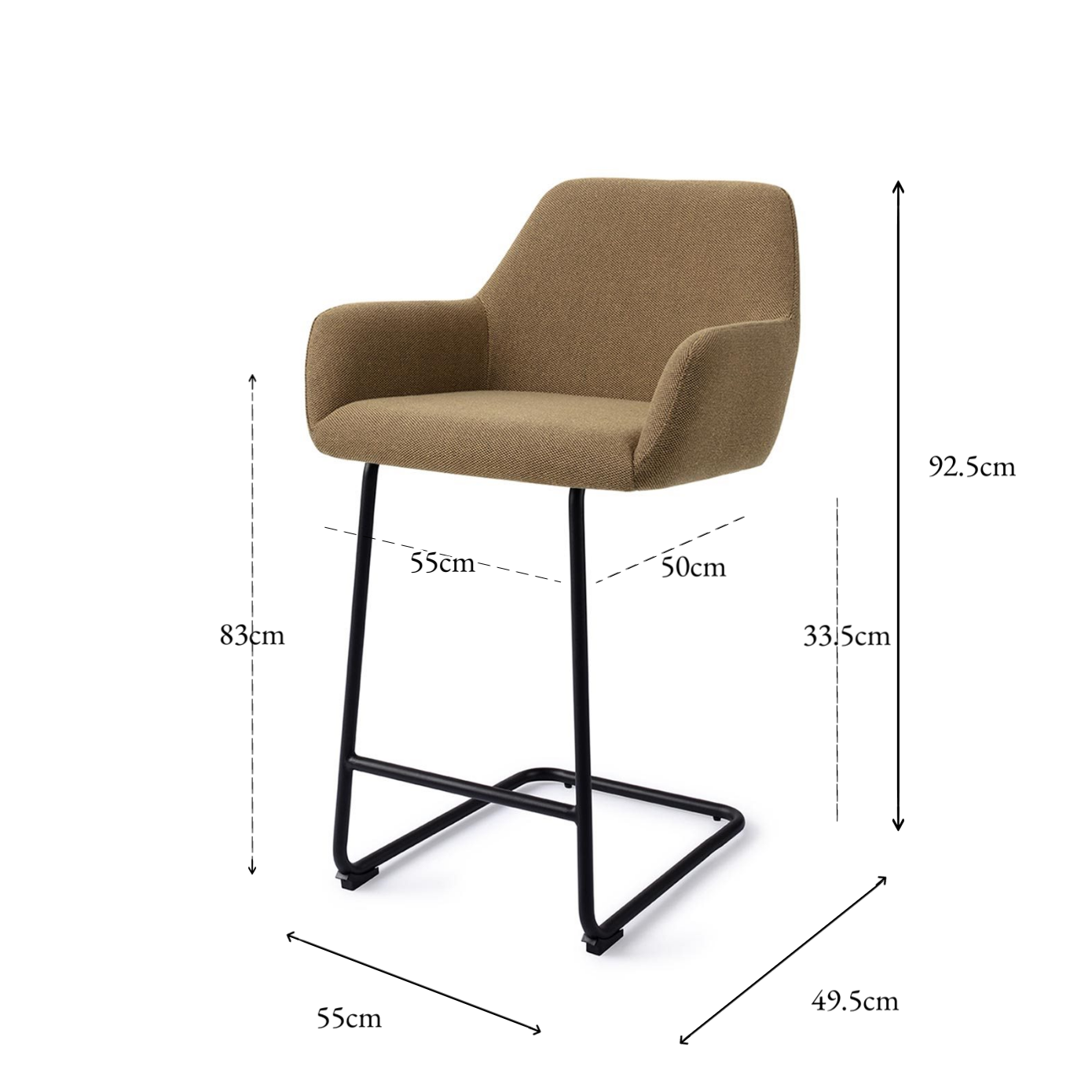 Hiroo Bar Chair Willow