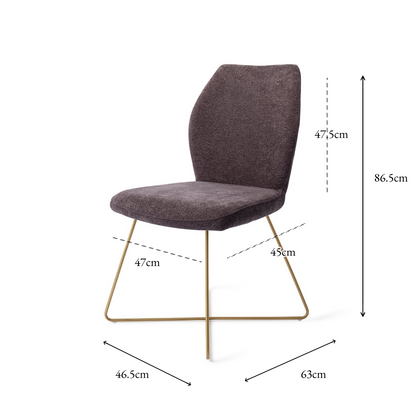 Ikata Dining Chair Almost Black