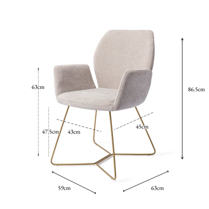 Misaki Dining Chair Pretty Plaster