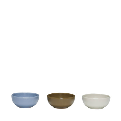 Hübsch Amare bowls multicolored (set of 3)