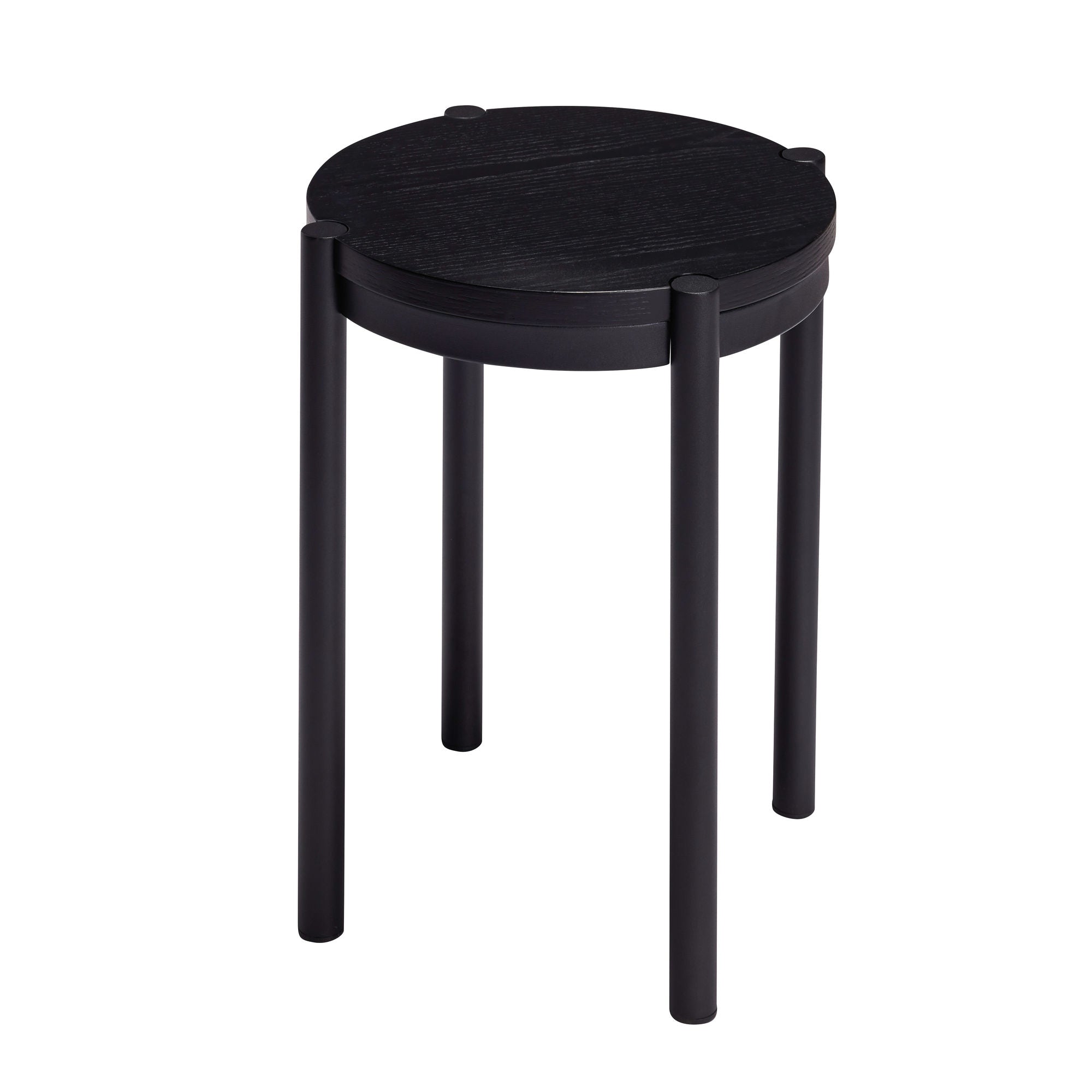 Hübsch oto stool black