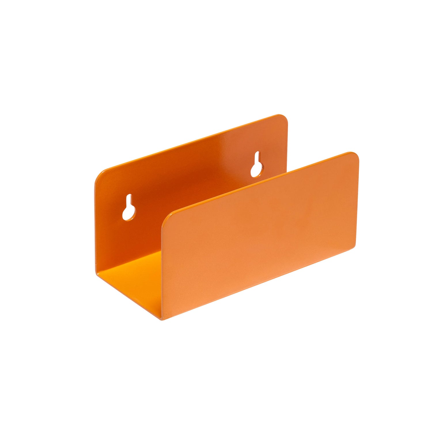 Hübsch Clutch magazine holder orange