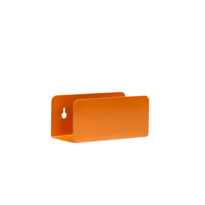 Hübsch Clutch magazine holder orange