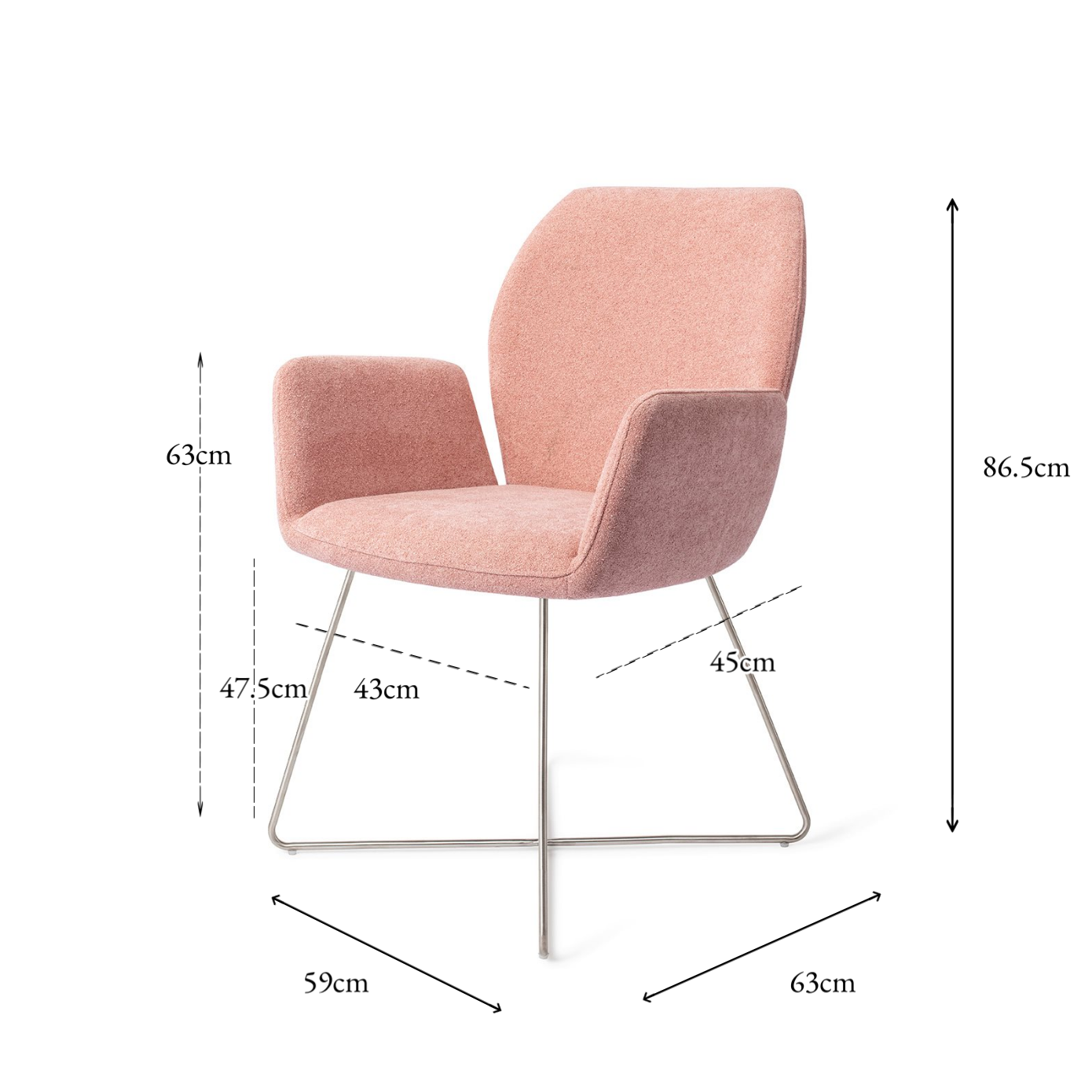 Misaki Dining Chair Anemone