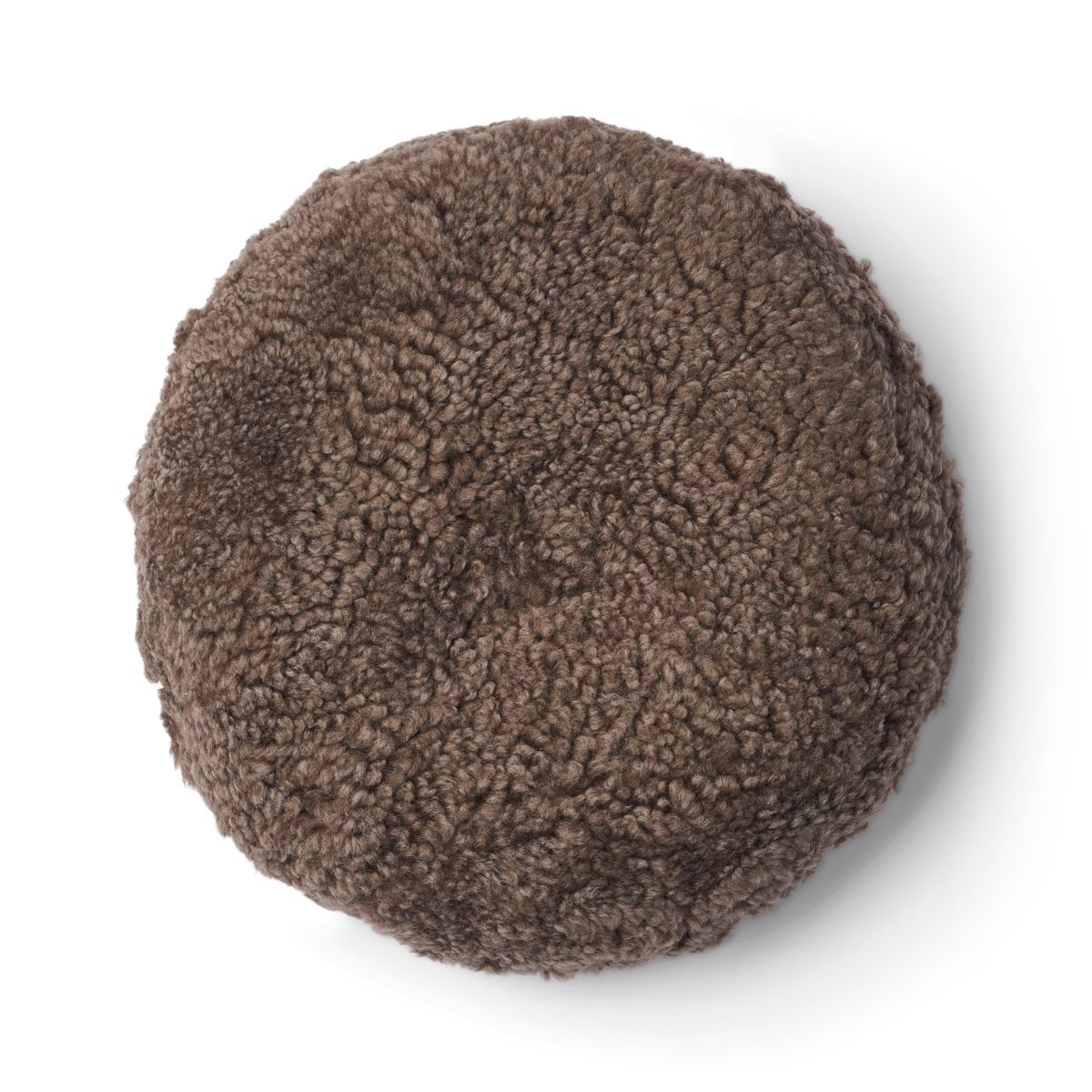 Pillow | Lamb wool | Short Hair | Double -sided | New Zealand | D40 cm