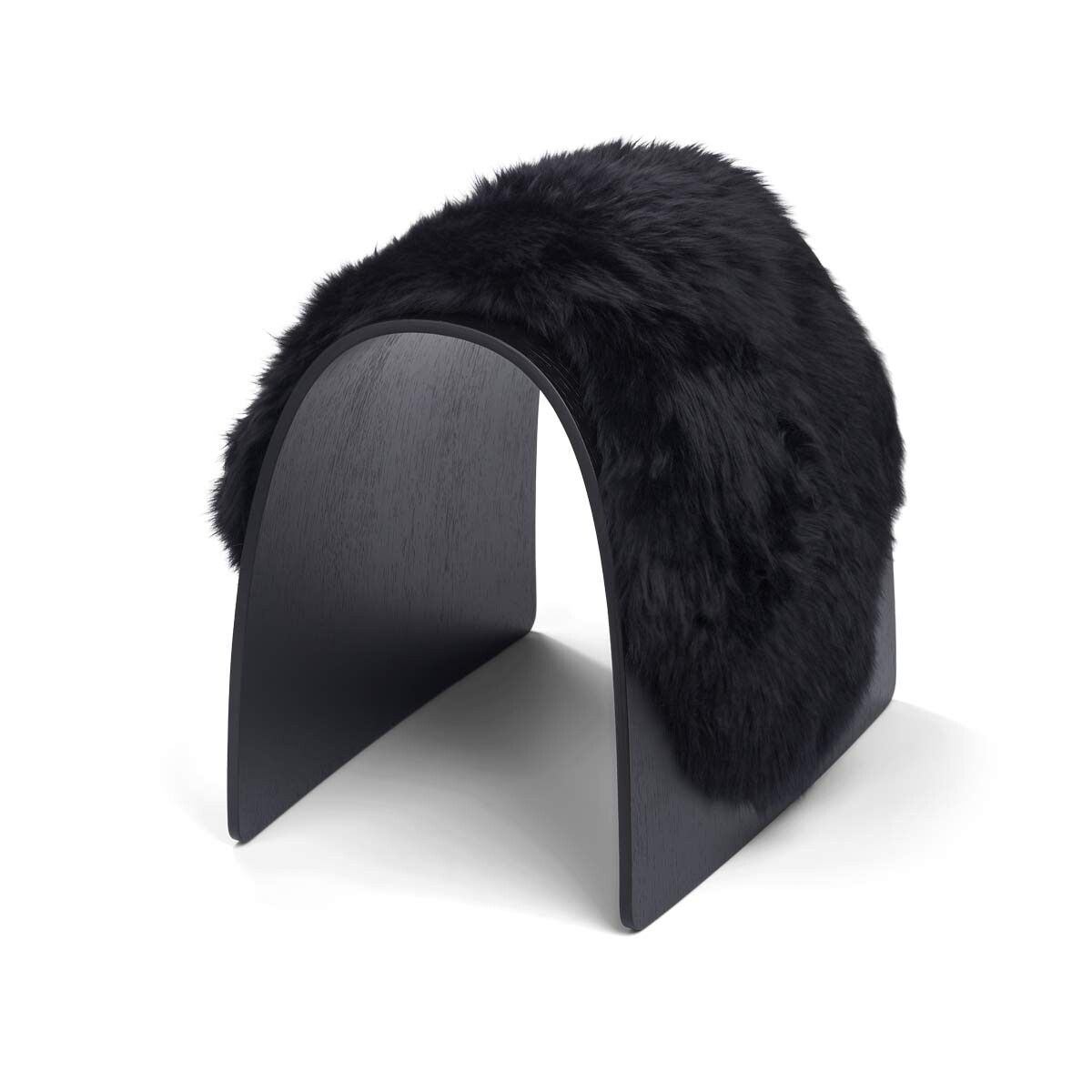 Lambskin for Sheep Stool | Long -haired