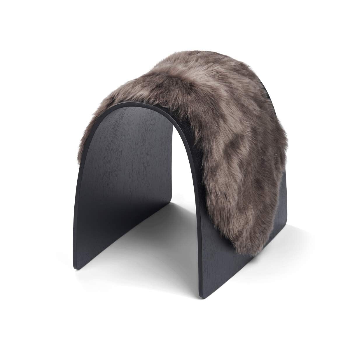 Lambskin for Sheep Stool | Long -haired