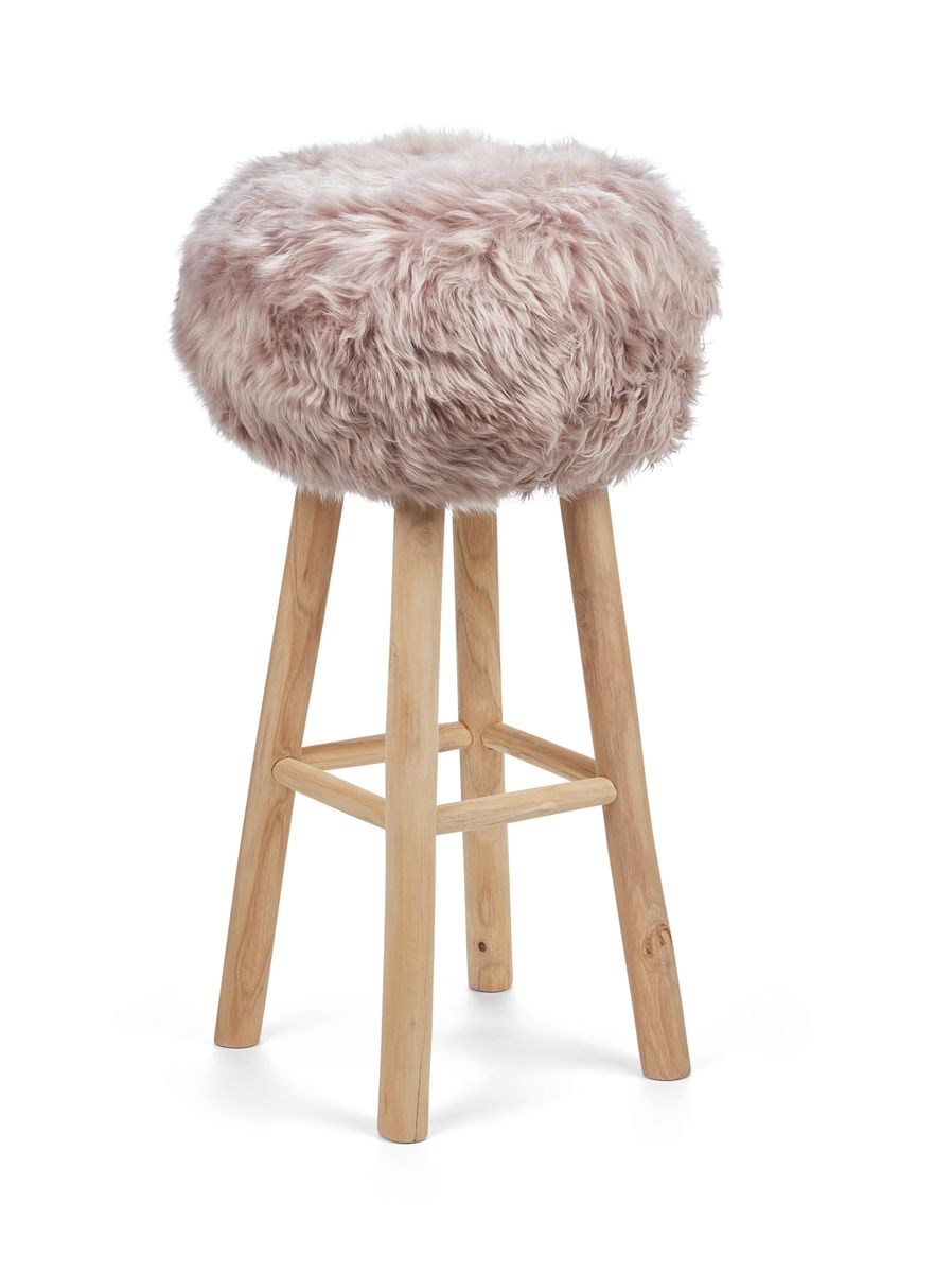 Cover for bar stool/stool | Lambskin | D35