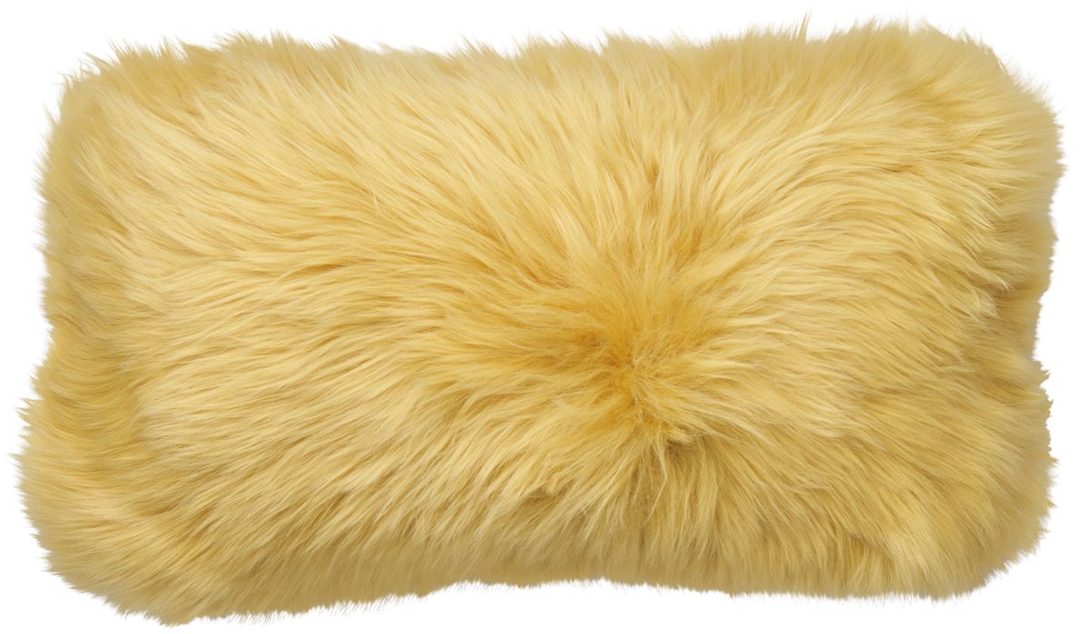 Lambskin | Pillow | Double -sided | Long Hair | New Zealand | 25x50 cm