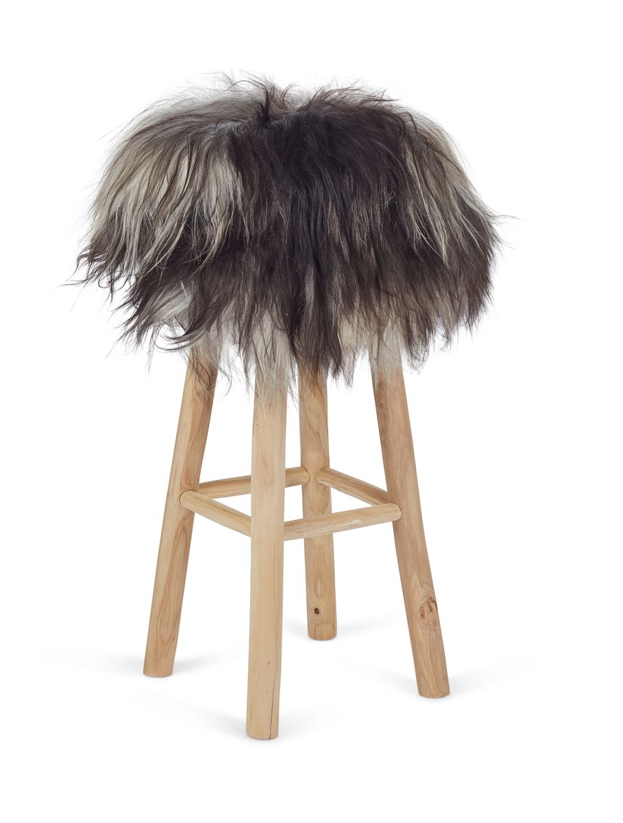 Cover for bar stool/stool | Icelandic Lambskin | D35 cm