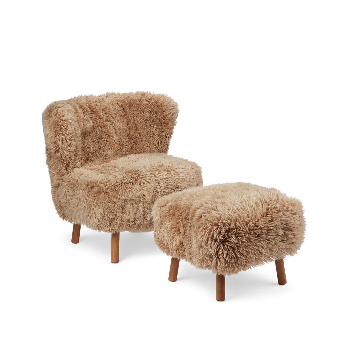 Emil Lounge Chair | Long -haired