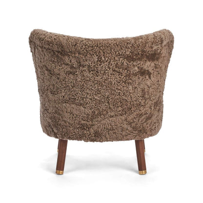 Emil Lounge Chair | Brass | Short -haired