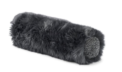 Bolster pillow | Long and Short Hair | New Zealand Lambskin | D20XL52 cm