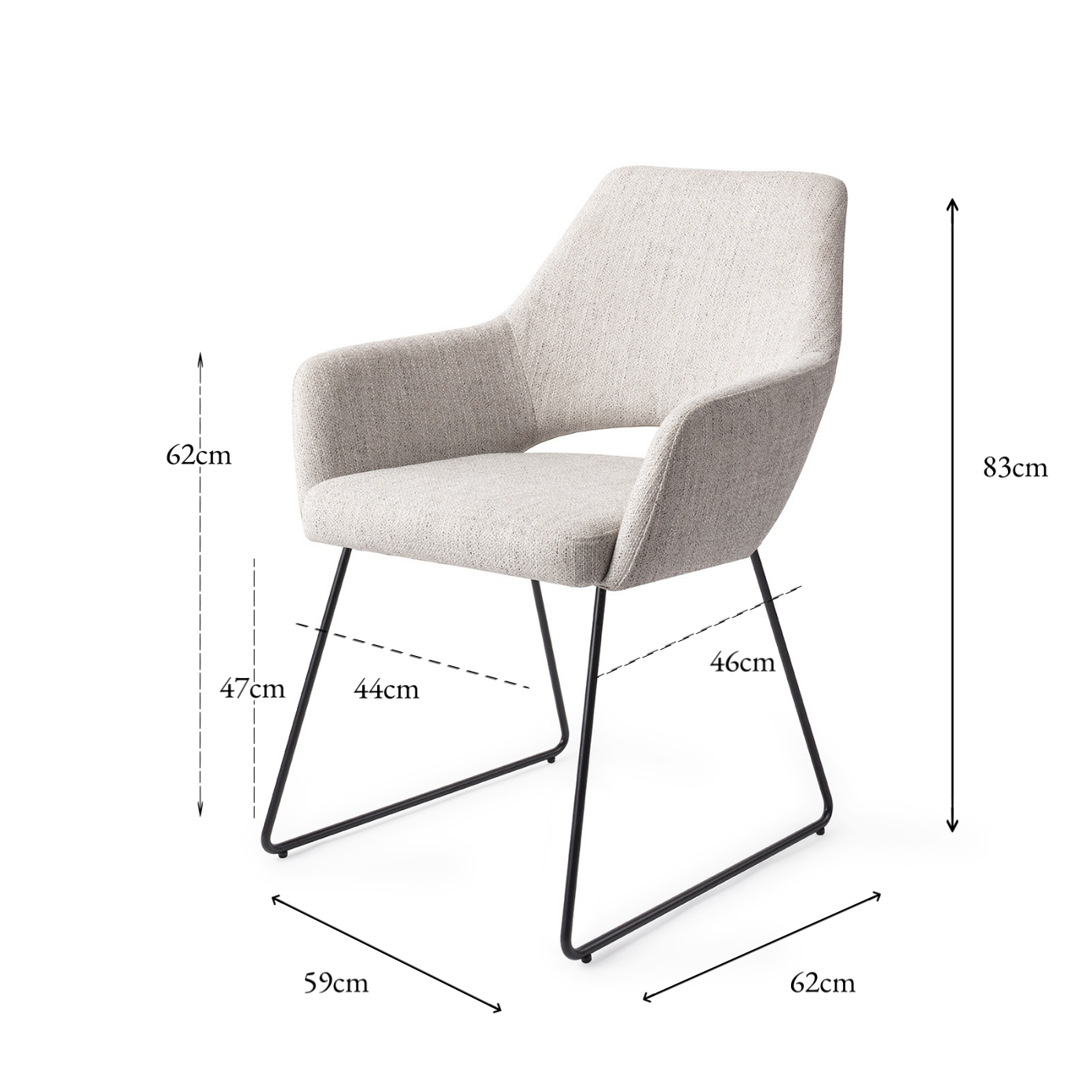 Yanai Dining Chair Pigeon