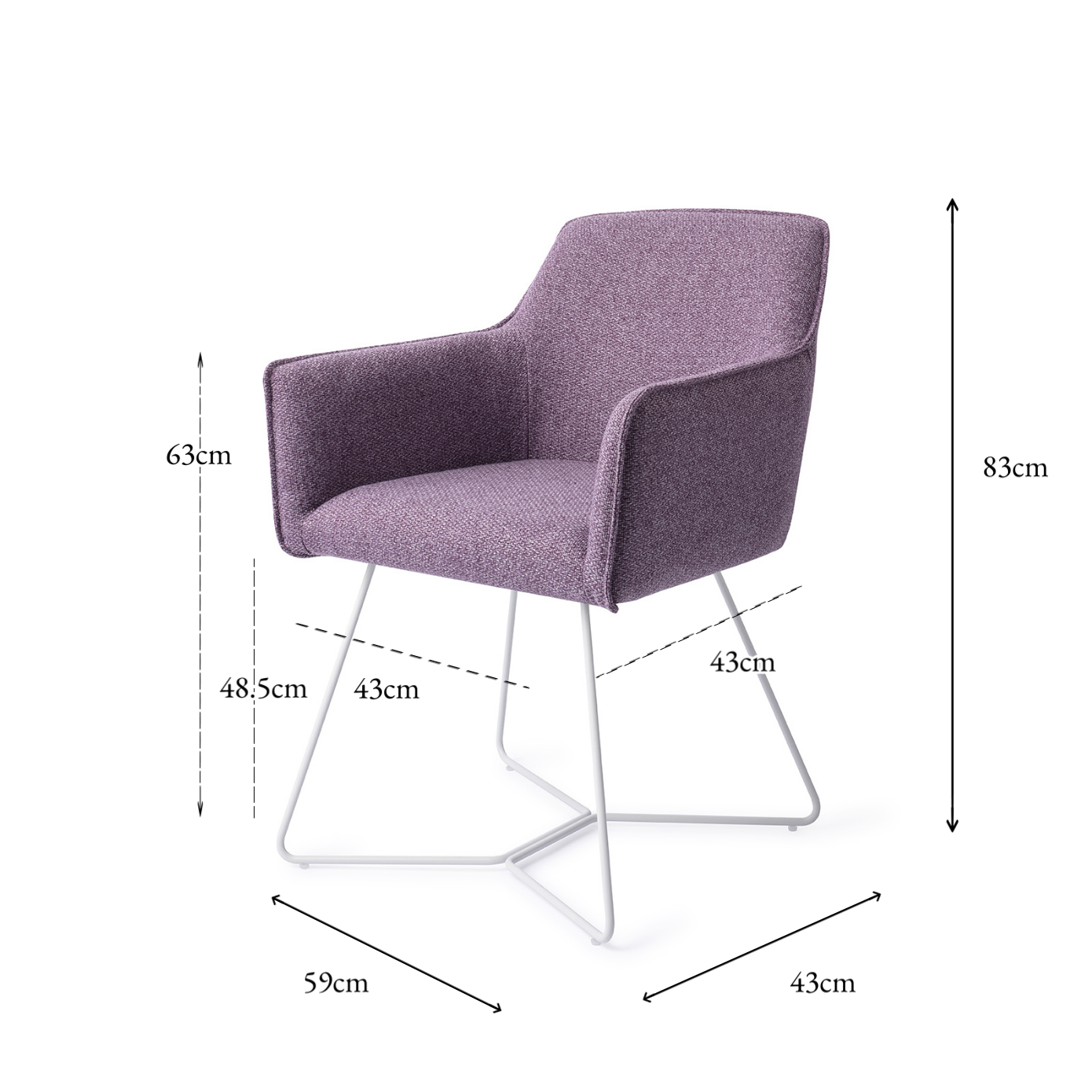 Hofu Dining Chair Violet Daisy