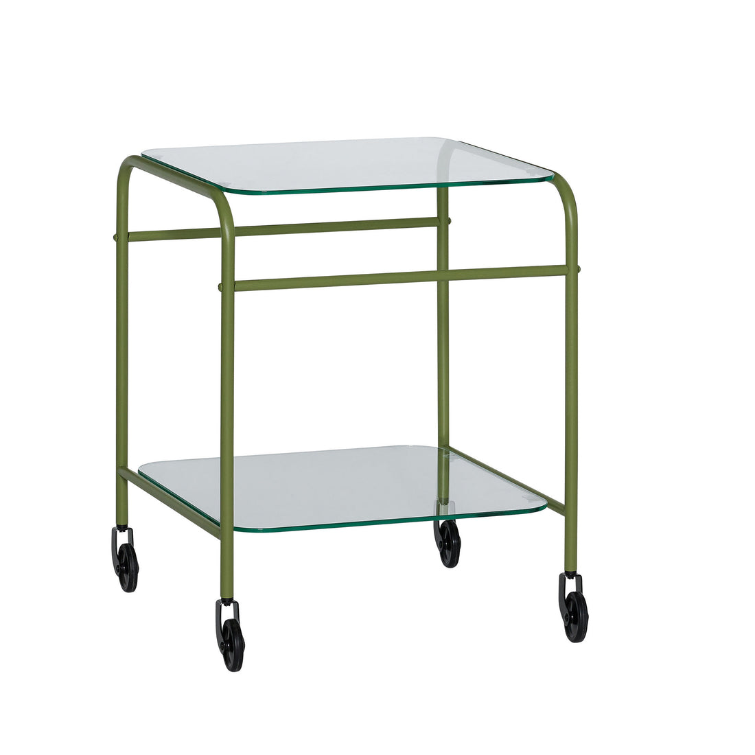 Hübsch Zephyr roller table green