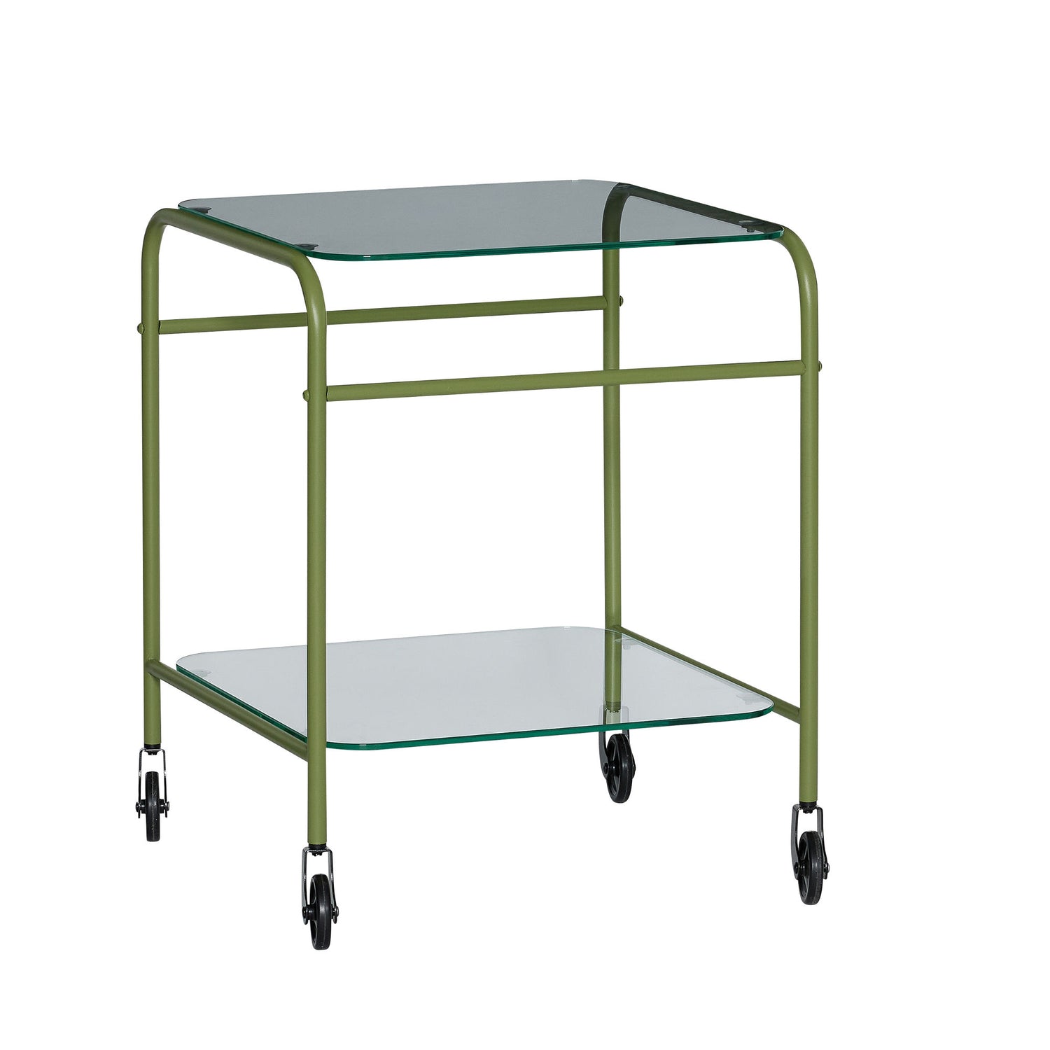 Hübsch Zephyr roller table green