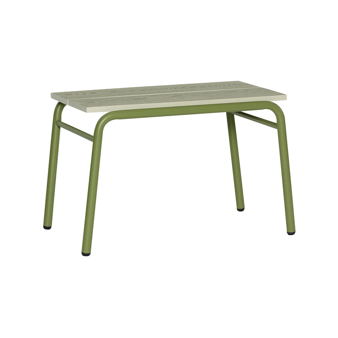 Hübsch Koi bench green/gray