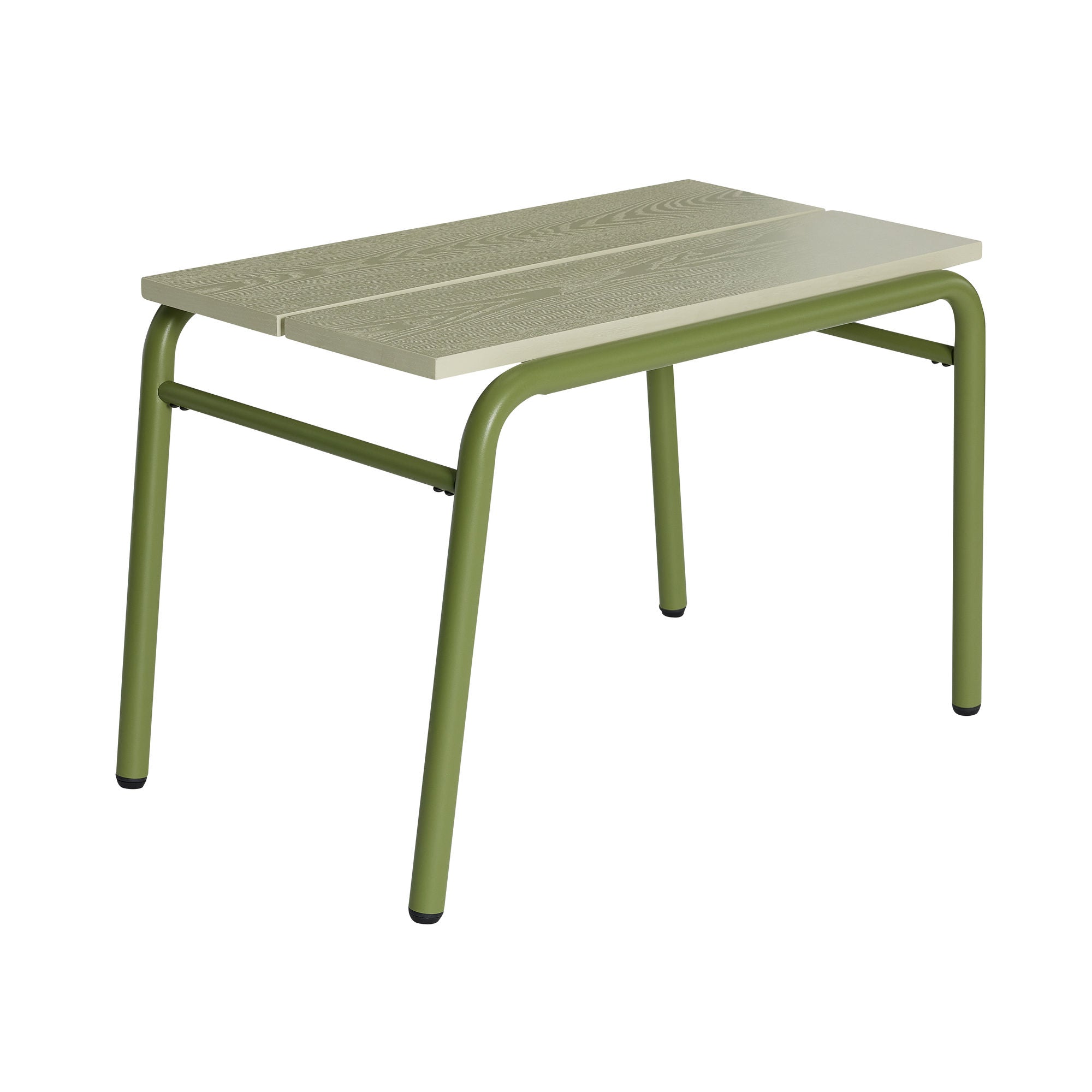 Hübsch Koi bench green/gray