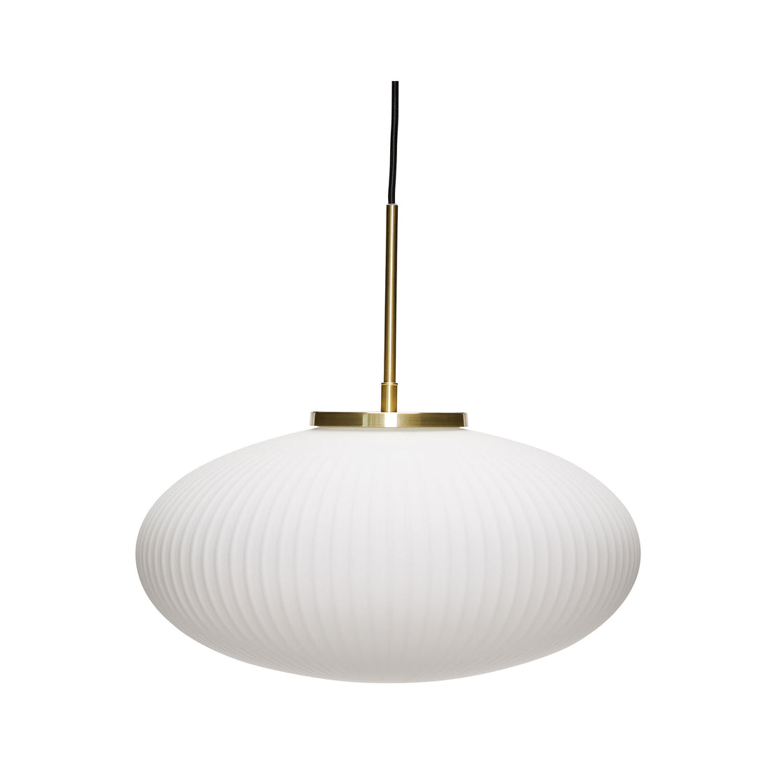 Hübsch serene pendant ellipse white