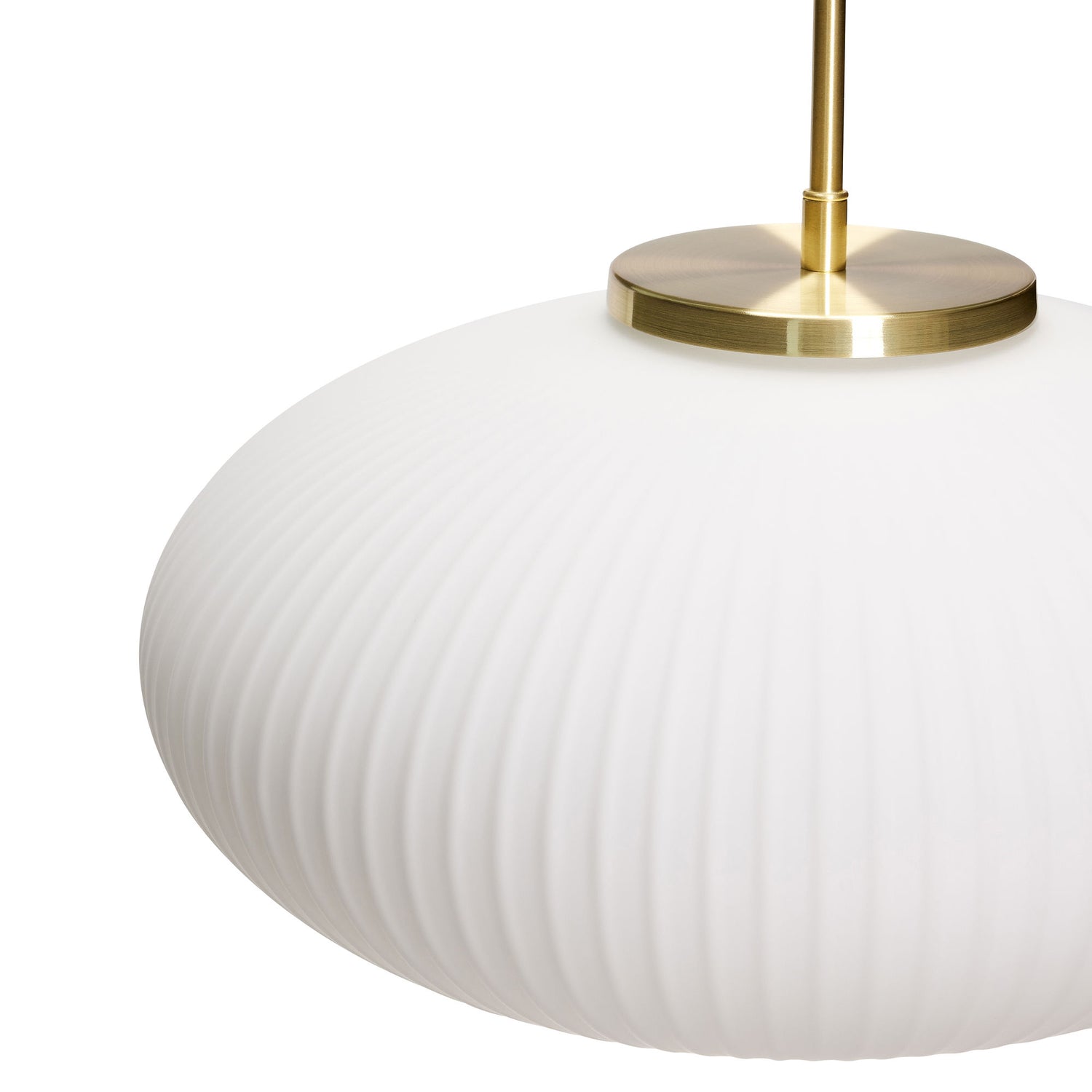 Hübsch serene pendant ellipse white