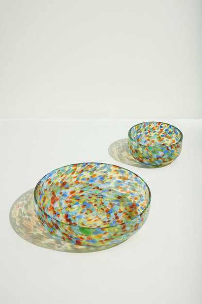 Hübsch confetti bowls multicolored (set of 2)