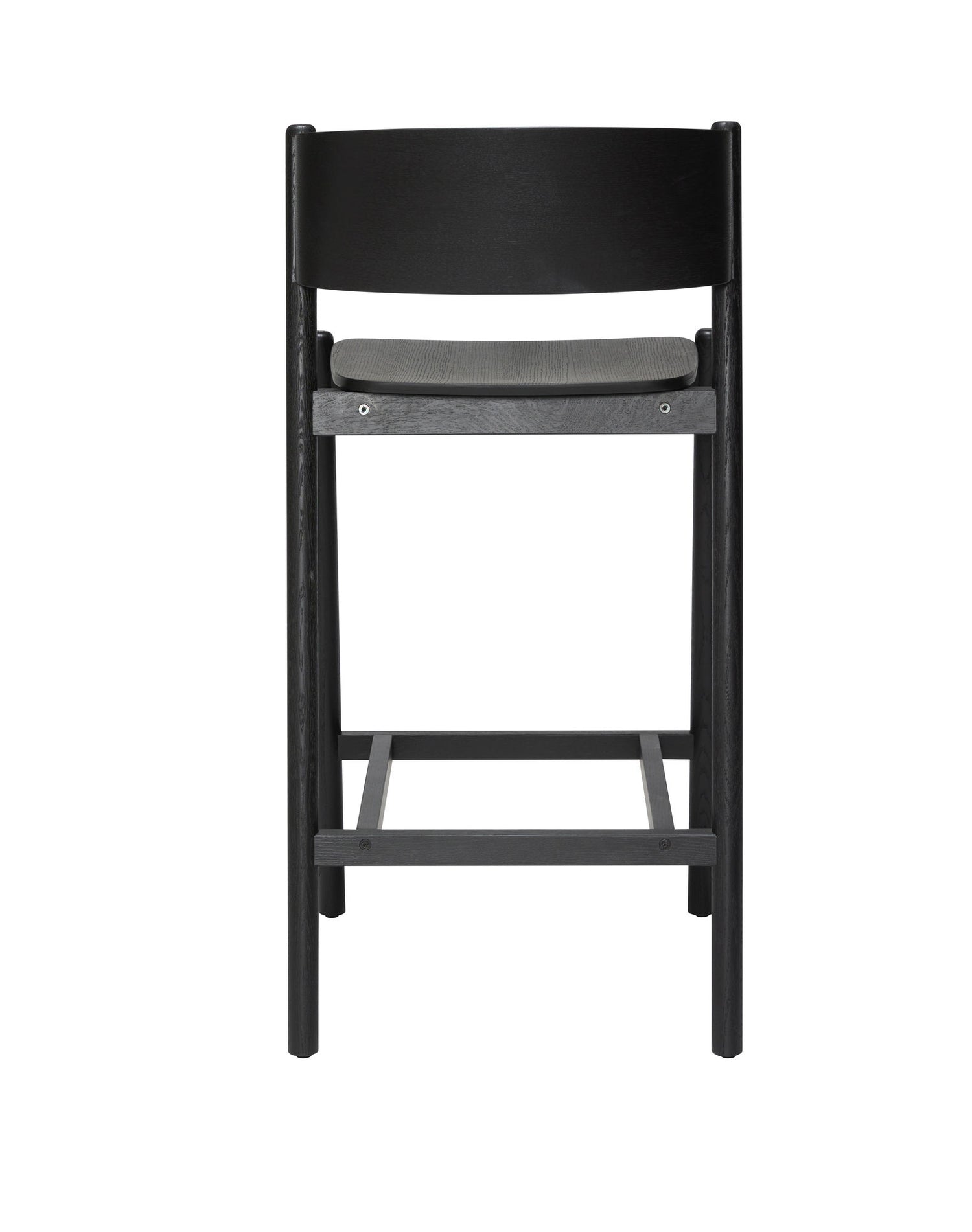 Oblique bar stool black - 50x55xh103cm