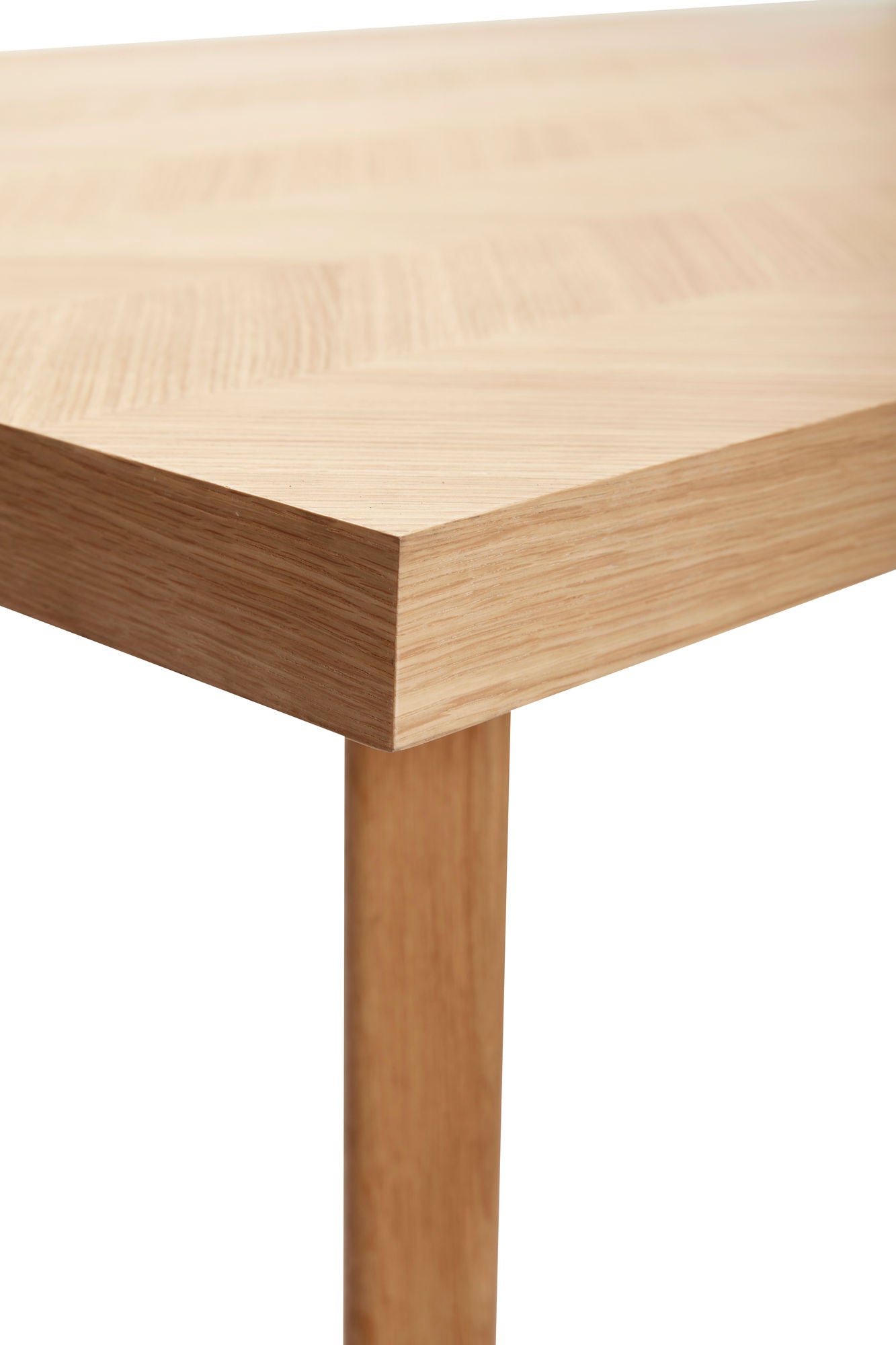 Hübsch Herringbone Dining Table Large Nature