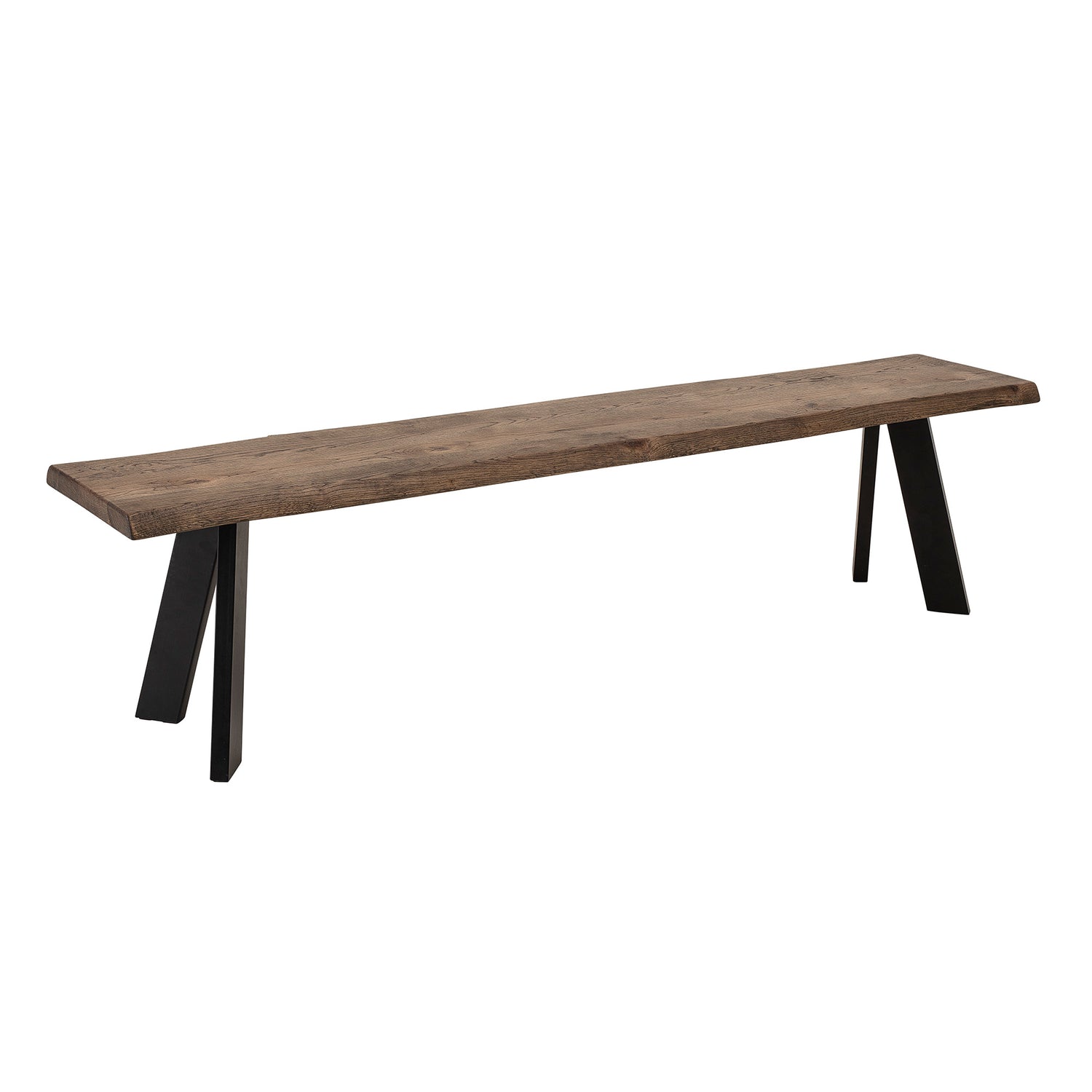 Raw bench, brown, fsc® 100%, oak