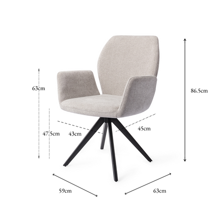 Misaki Dining Chair Pretty Plaster