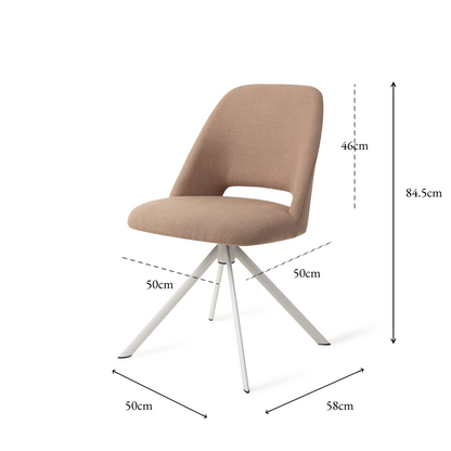 Sasue Dining Chair Luster Liver