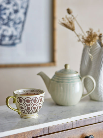 Maple mugs, brown, stoneware