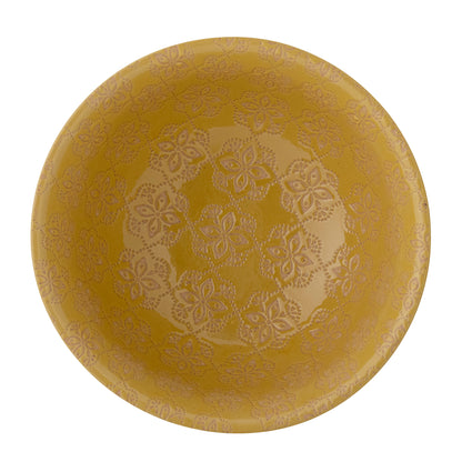 Marsala bowl, yellow, stoneware