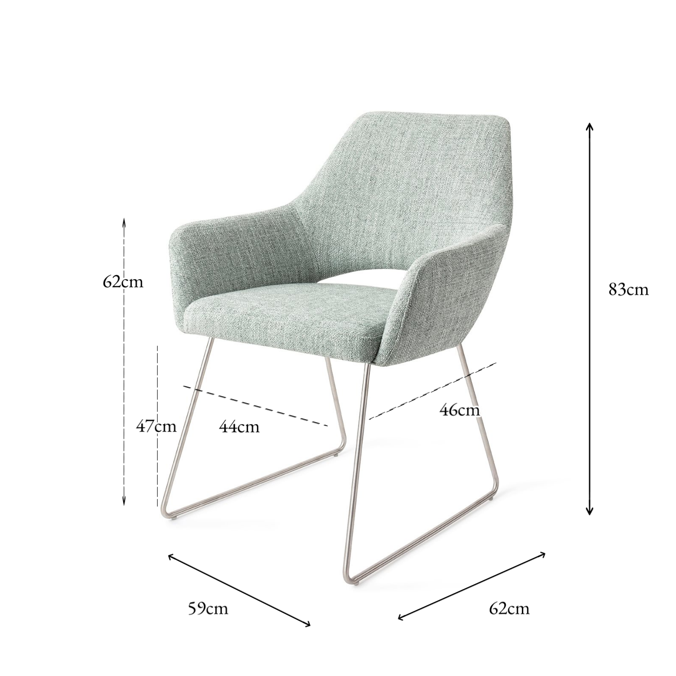 Yanai Dining Chair Soft Sage