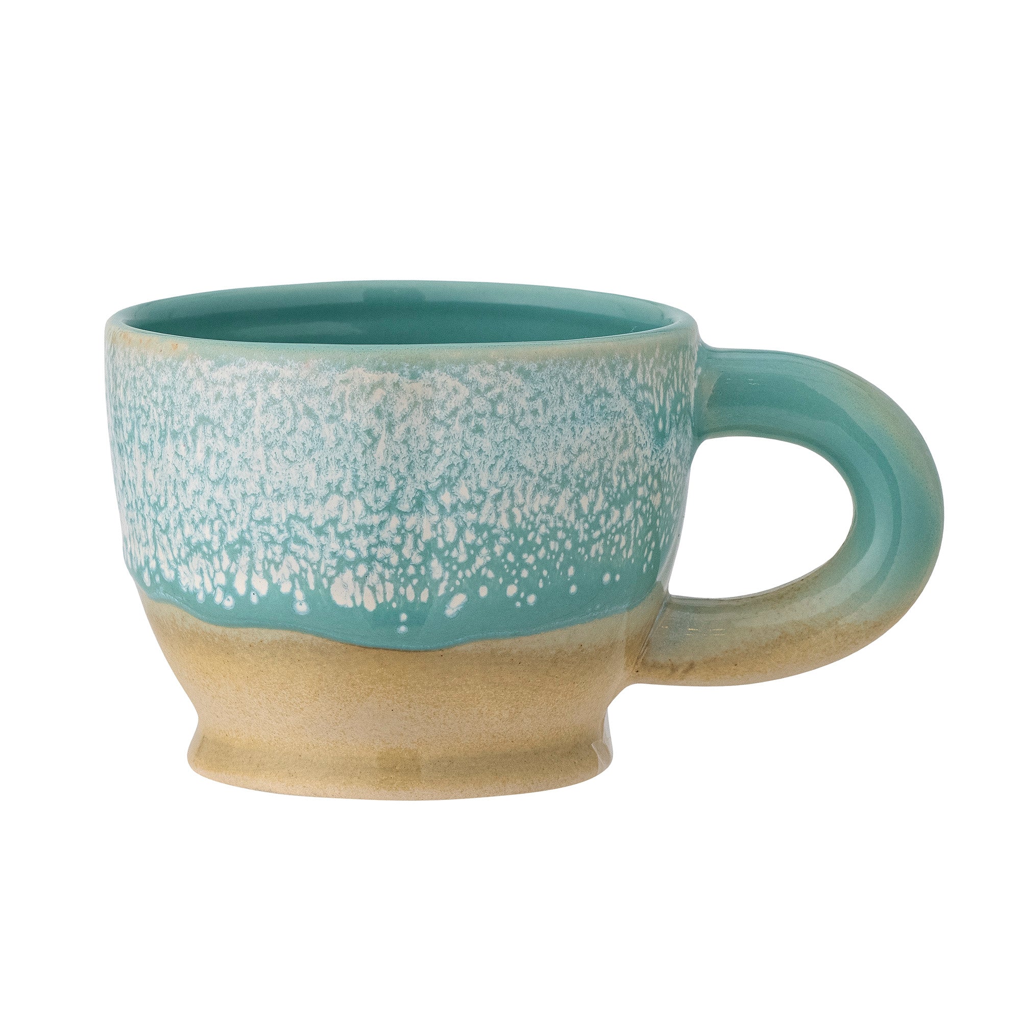 Safie mugs, green, stoneware