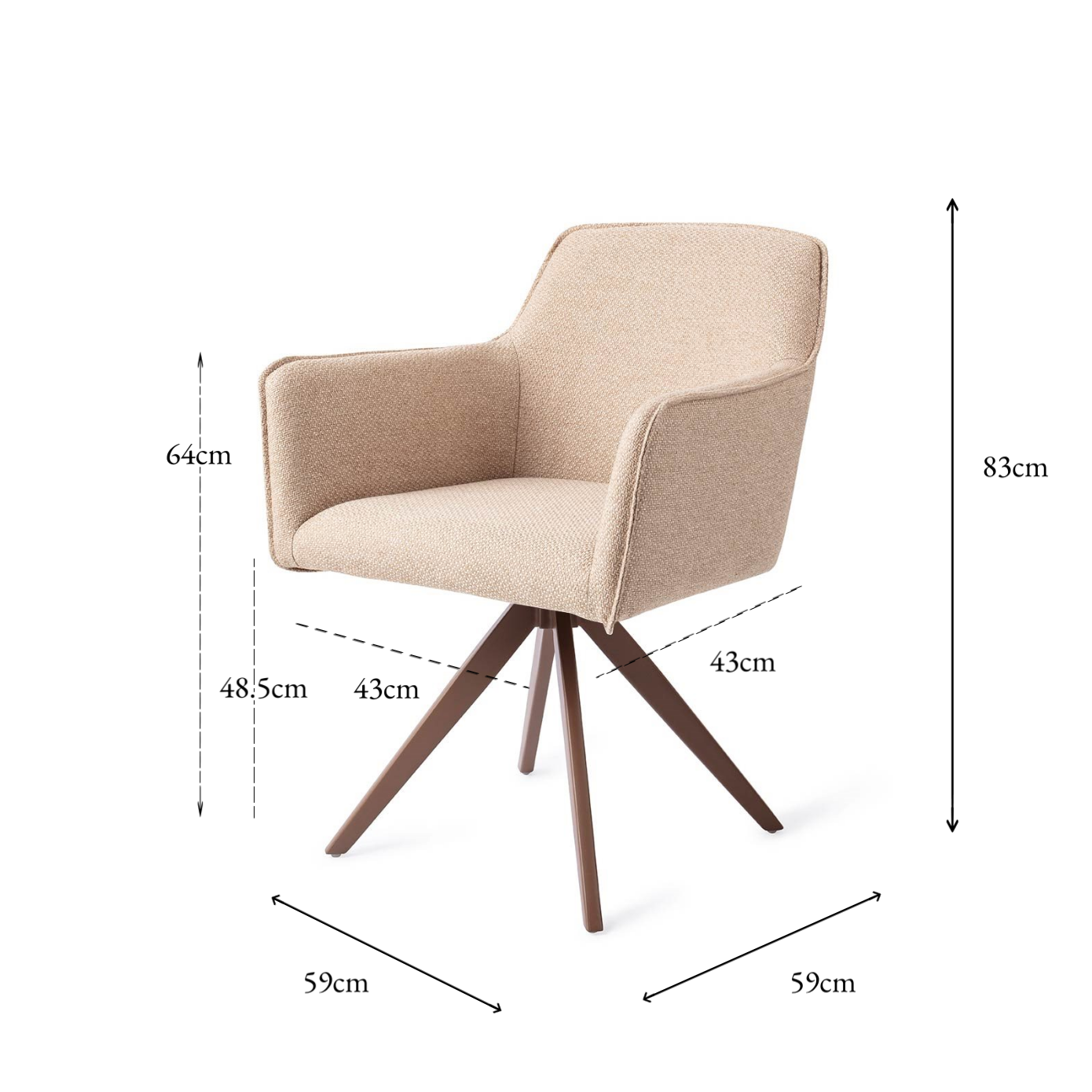 Hofu Dining Chair Wild Walnut