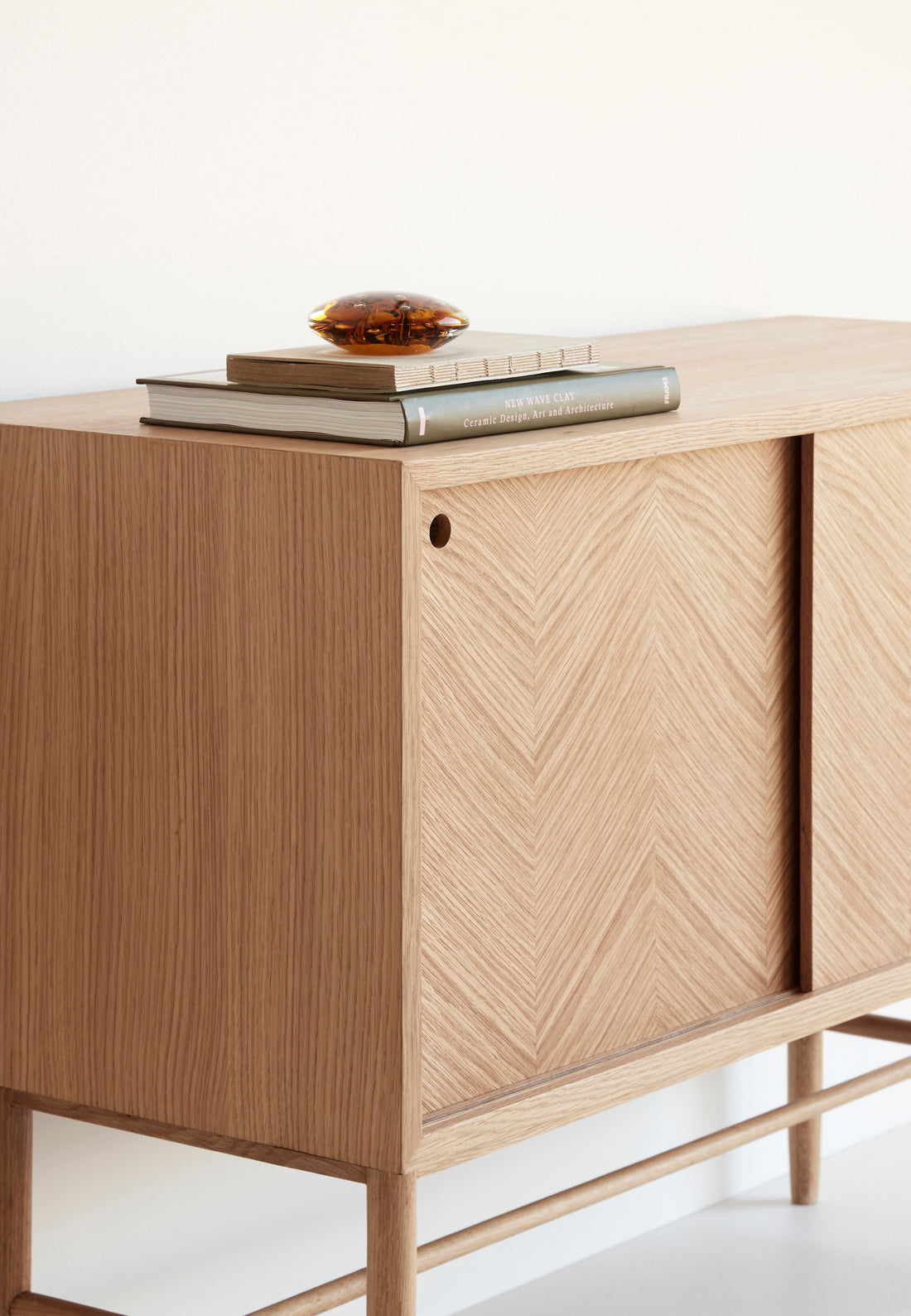 Hübsch - dresser, oak, FSC, nature - 100x40xh70cm