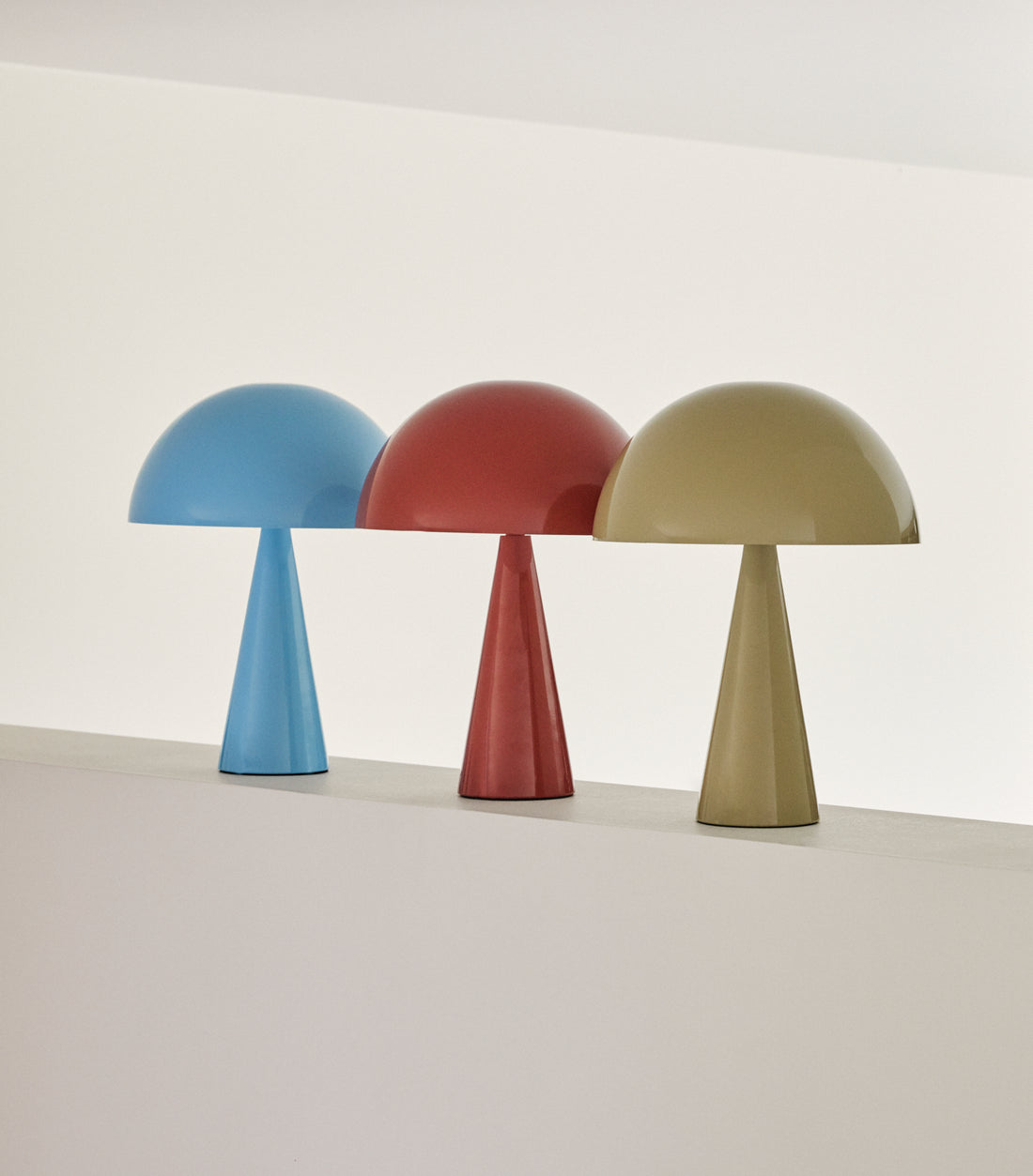 Hübsch mush table lamp mini sand