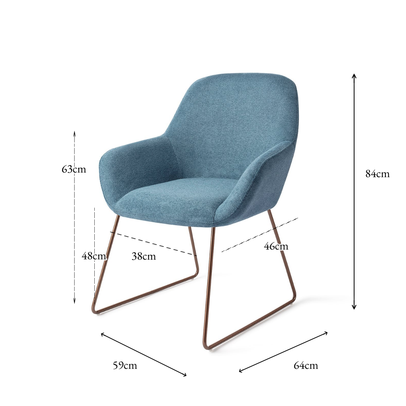 Kushi Dining Chair Ocean Eyes