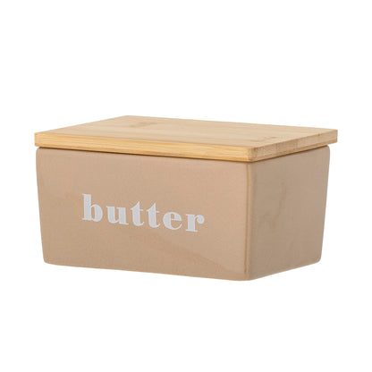 Hanyu butter box, brown, stoneware