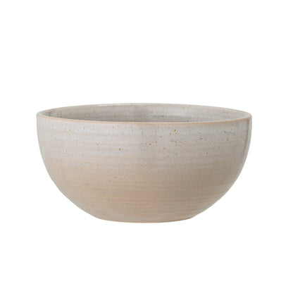 Taupe bowl, gray, stoneware